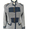 Veste officier cintrée bleu/gris – Taille 40