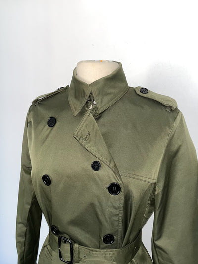 Manteau trench mi-long kaki – Taille XL/42