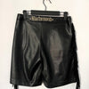 Short / Bermuda vintage Richmond — Similicuir & Franges — (neuf avec étiquette) — taille 36