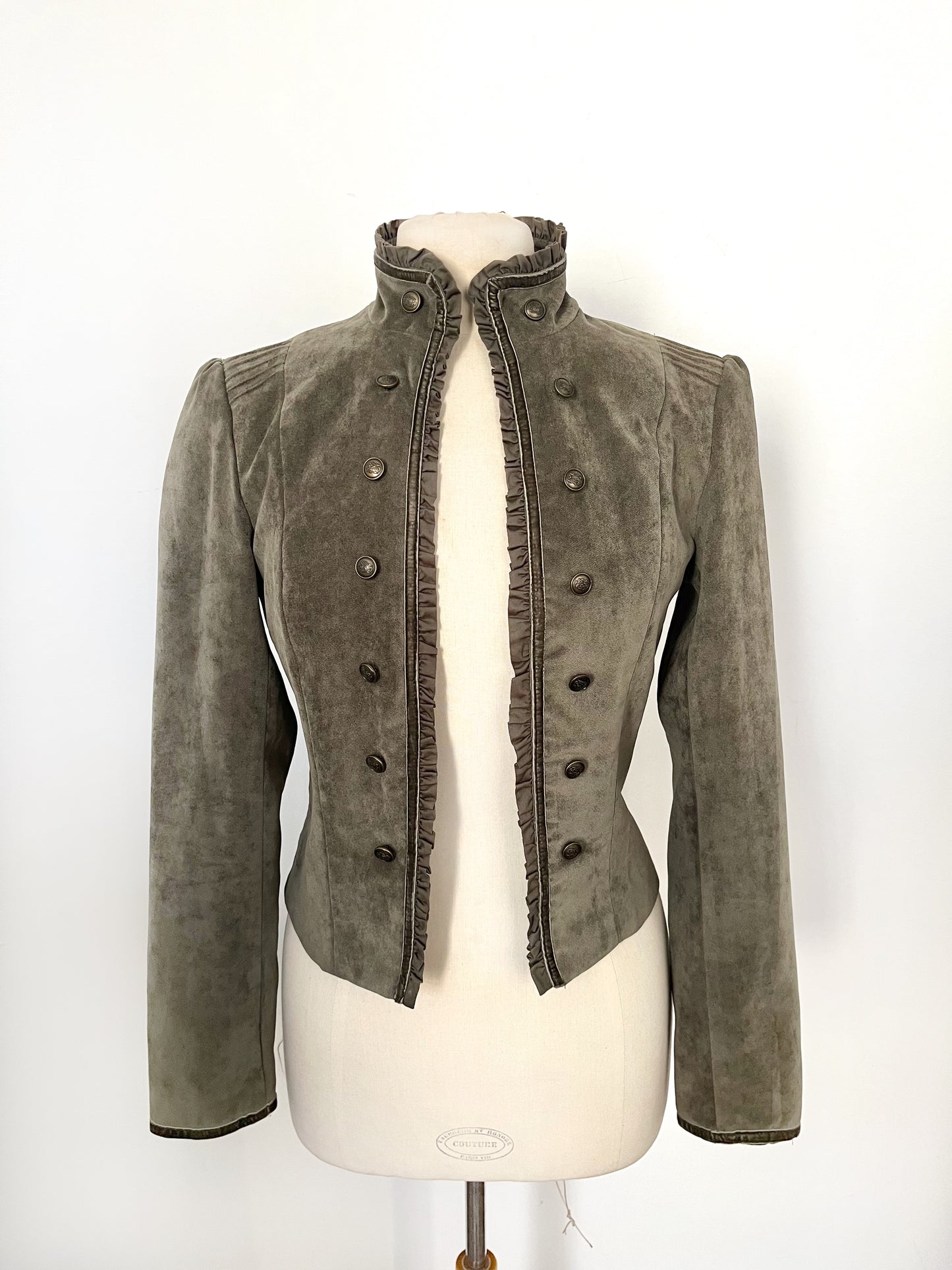 Veste officier en velours kaki ( SOLD OUT )