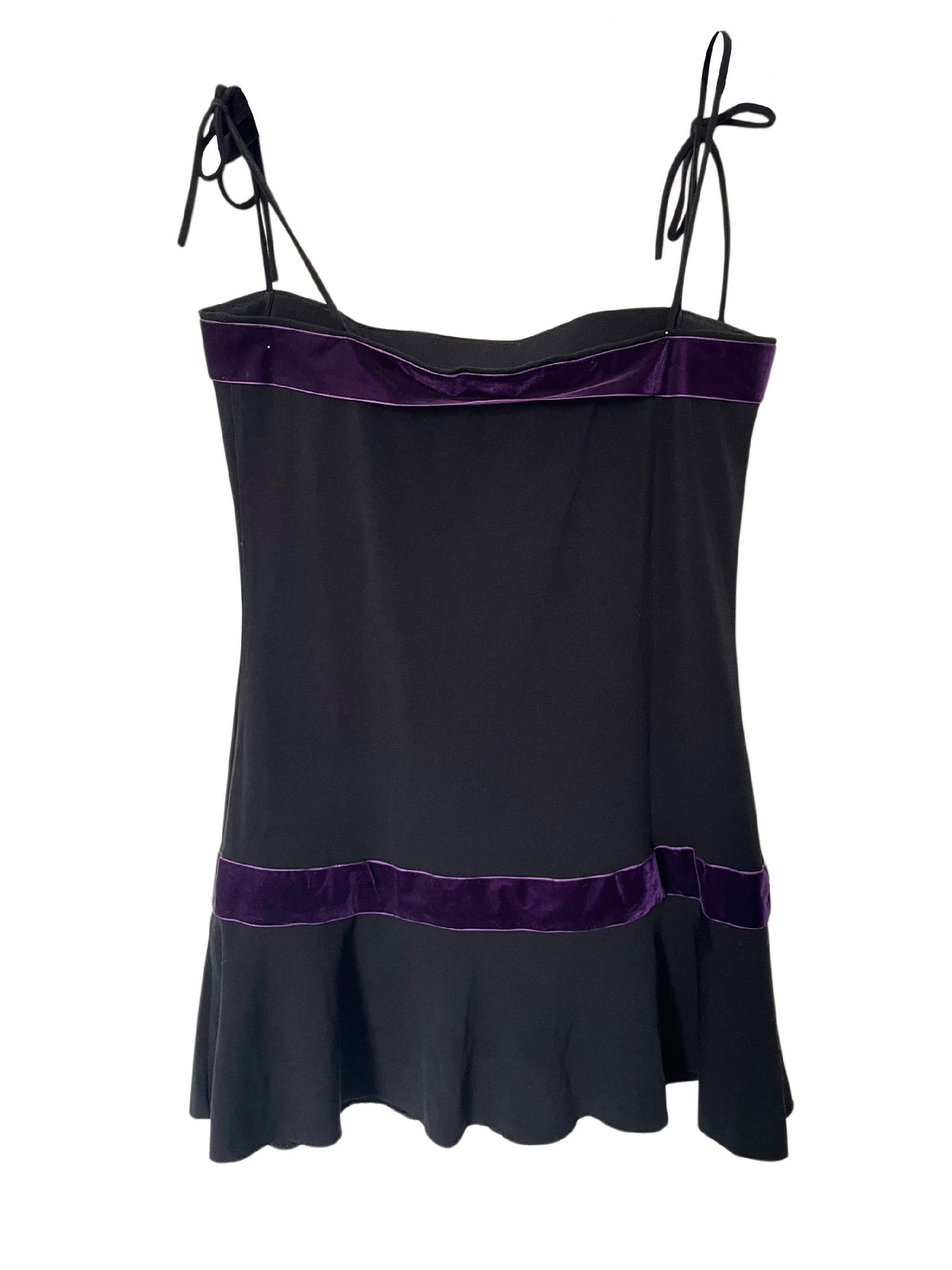 Ensemble Mini Robe / Tunique & Boléro Maille Ajourée Whimsigoth Velours Violet — T. 34/36 (XS/S)
