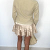 Veste vintage beige style officier – Taille 40