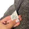 Blouson Aviateur Vintage Cuir Beige Patiné Col XXL — T. 40/42 (46 IT) — Made in Italy
