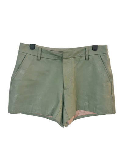 Short en Cuir D’agneau Vert Sauge — Marc BY Marc Jacobs — Taille 38