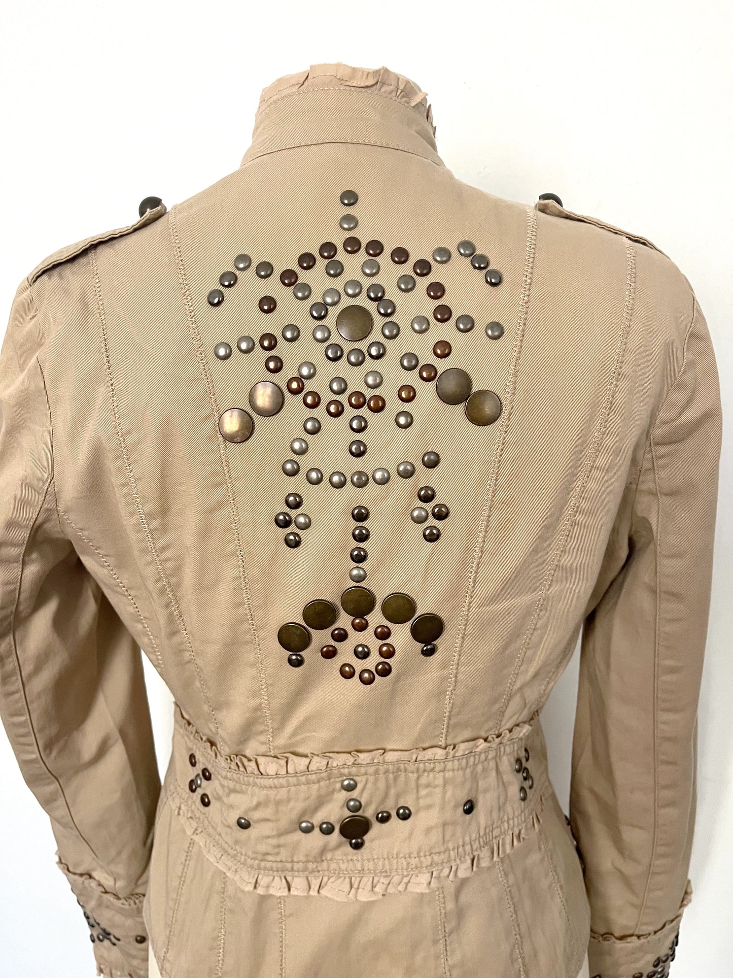 Veste vintage légère style officier – Taille 38