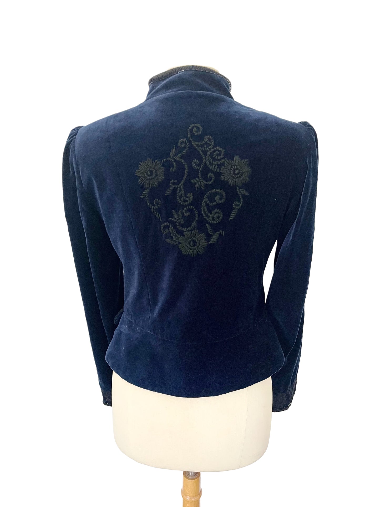 Veste courte Massimo Dutti en velours – Taille 40