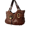 Sac à main vintage en cuir marron – Style boho chic