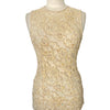 Top de cérémonie vintage brodé de perles et sequins — (Chiné en Italie) — taille 36/38