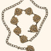 Ceinture chaine tête de lion