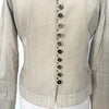 Veste vintage beige style officier – Taille 40