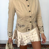 Veste vintage légère style officier – Taille 38