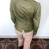 Pantalon vintage coupe droite évasée rose saumon – Taille 38