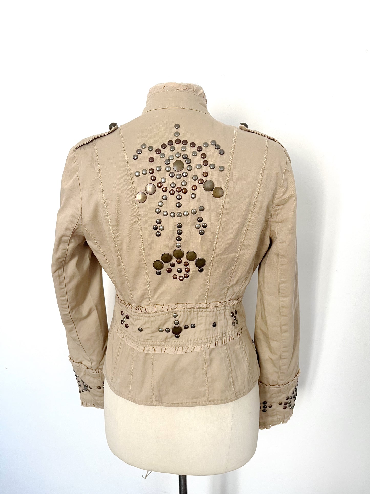 Veste vintage légère style officier – Taille 38