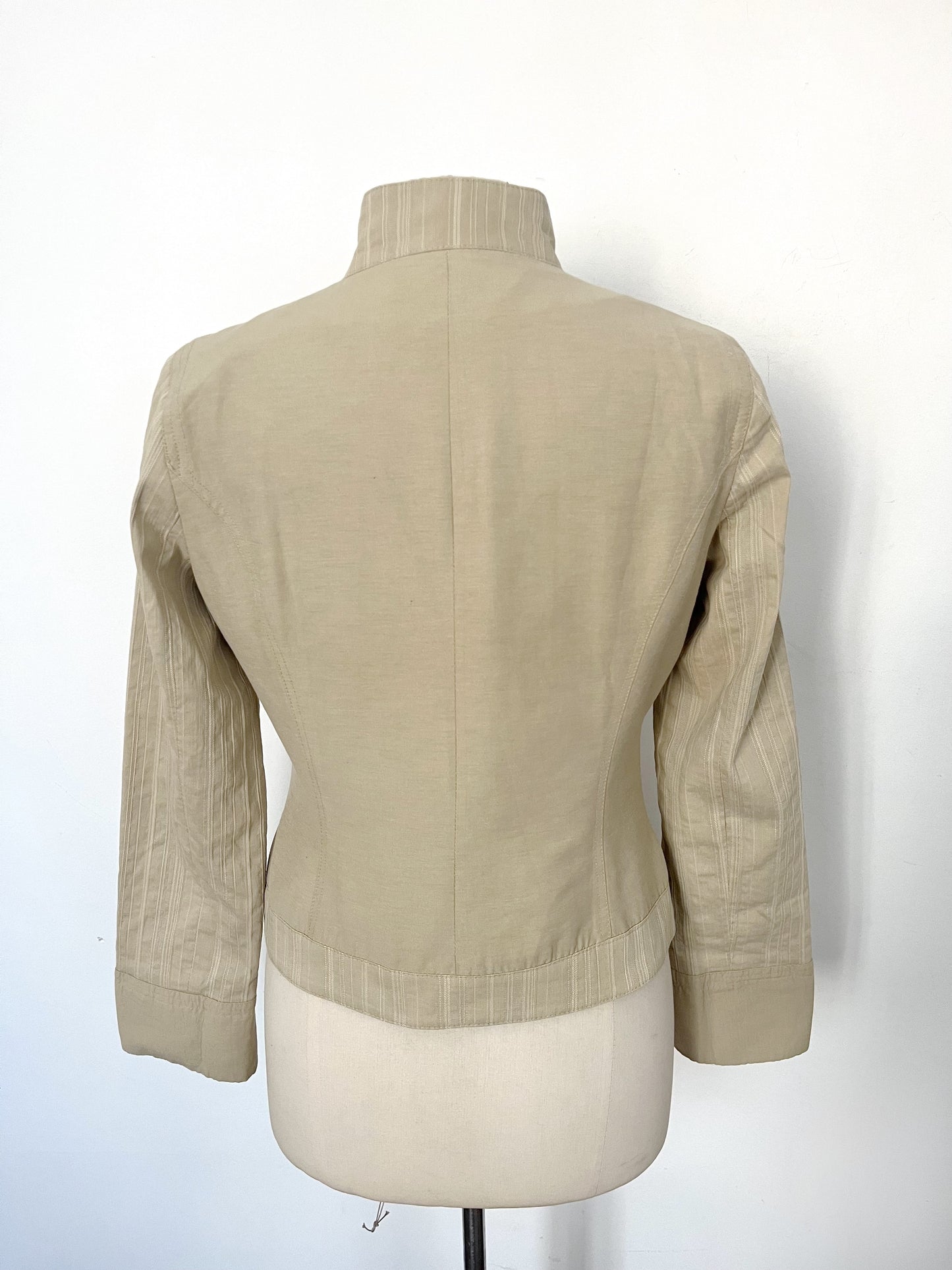 Veste vintage beige style officier – Taille 40