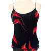 Top fluide fleuri à volants – Taille 38