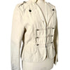 Veste Légère Vintage Style Officier Beige Écru — Taille 40/42