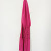 Robe smocks asymétrique fushia