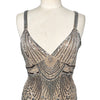 Robe de soirée vintage perlée & sequins – Éclat Rétro – Taille 42