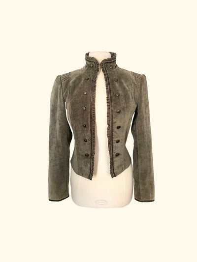 Veste officier en velours kaki ( SOLD OUT )