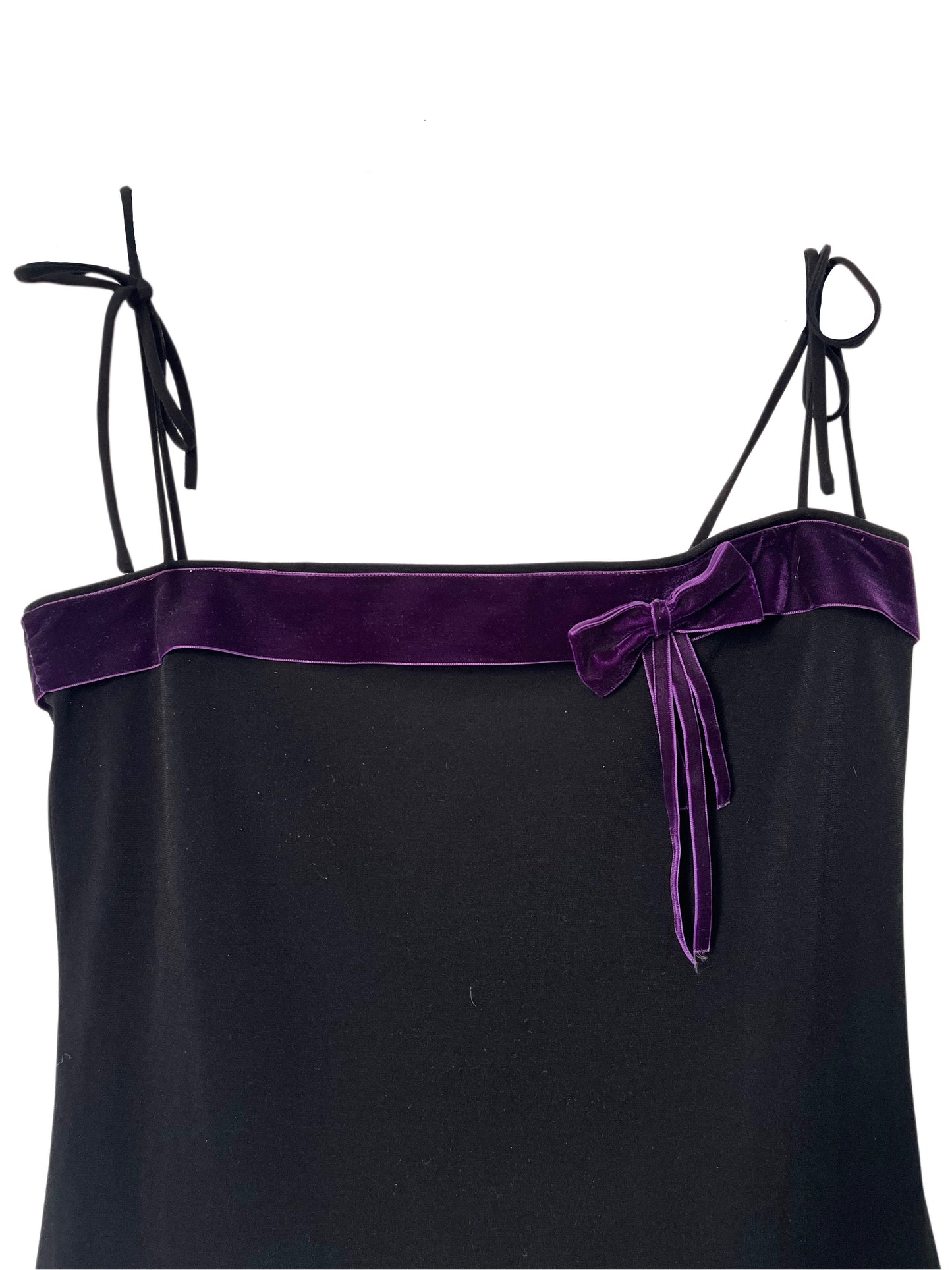 Ensemble Mini Robe / Tunique & Boléro Maille Ajourée Whimsigoth Velours Violet — T. 34/36 (XS/S)