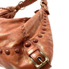 SAC HOBO VINTAGE EN CUIR TRAVAILLÉ - ISABELLA FIORE ( MODÈLE RARE )