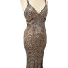 Robe de soirée vintage perlée & sequins – Éclat Rétro – Taille 42