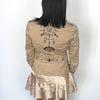 Veste vintage légère style officier – Taille 38