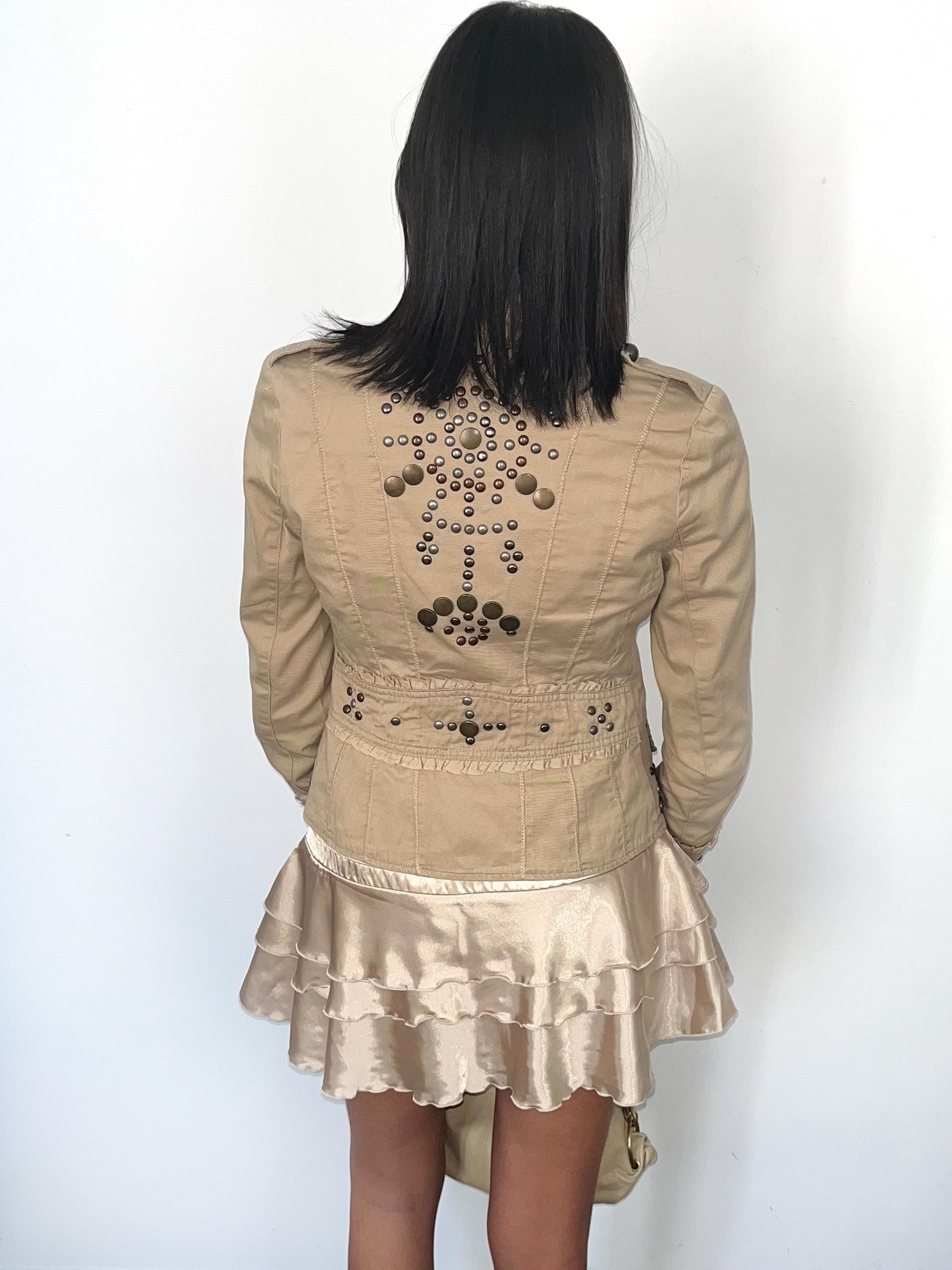 Veste vintage légère style officier – Taille 38