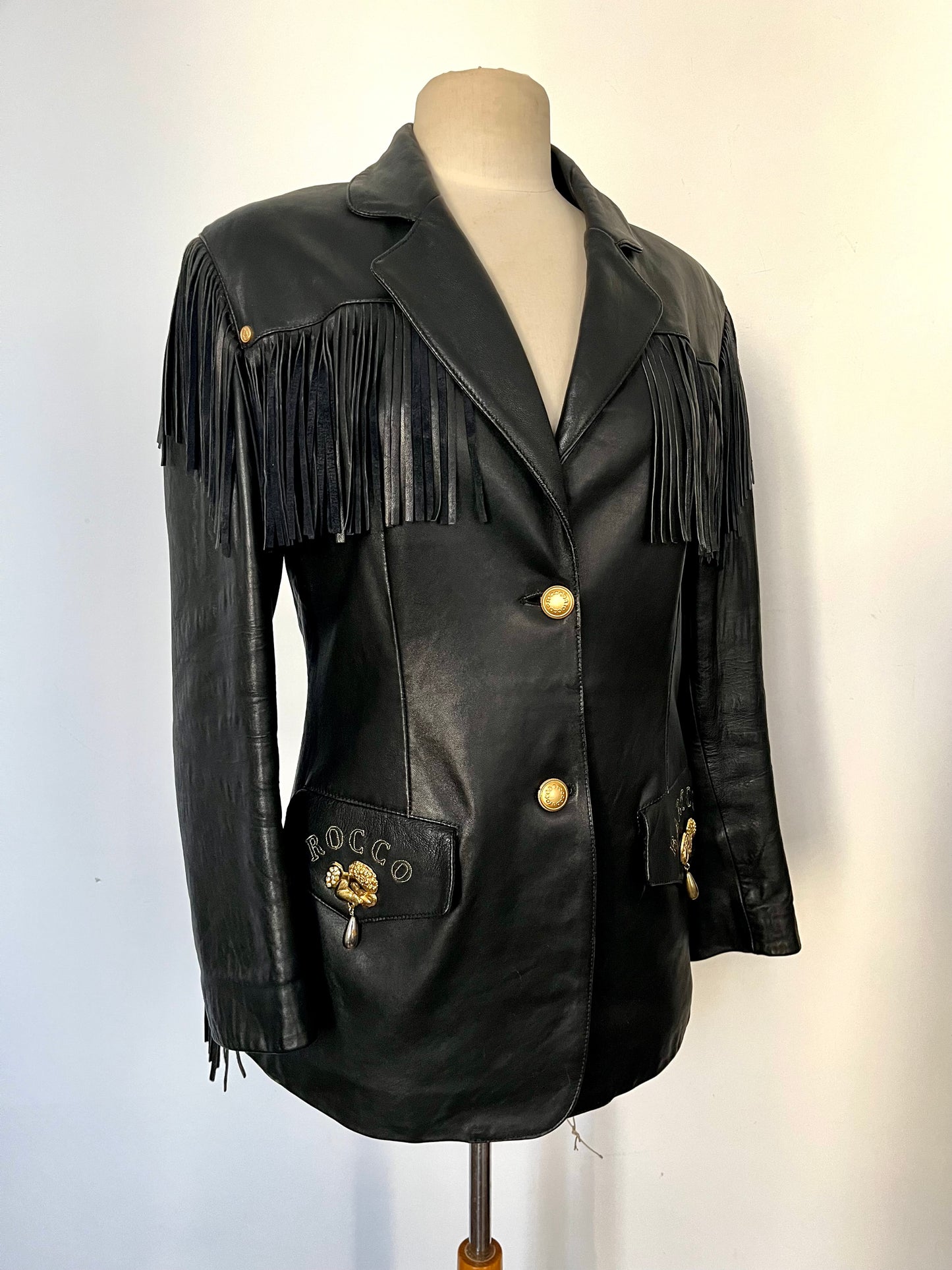 Veste franges vintage année 80s Rocco Barocco ( SOLD OUT )