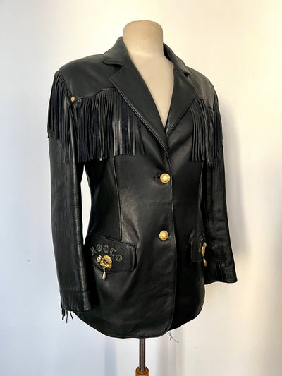 Veste franges vintage année 80s Rocco Barocco ( SOLD OUT )