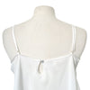 Top Tunique Esprit Lingerie Satin Blanc Nacré & Mousseline — taille 40/42 — coquette / boudoir chic / Y2K