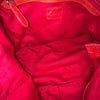 SAC CABAS VINTAGE EN CUIR TRESSÉ ROUGE - ABRO ( MODÈLE RARE )