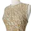 Top de cérémonie vintage brodé de perles et sequins — (Chiné en Italie) — taille 36/38