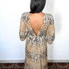Robe de cérémonie à sequins argentée ( SOLD OUT )