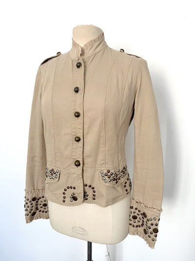 Veste vintage légère style officier – Taille 38