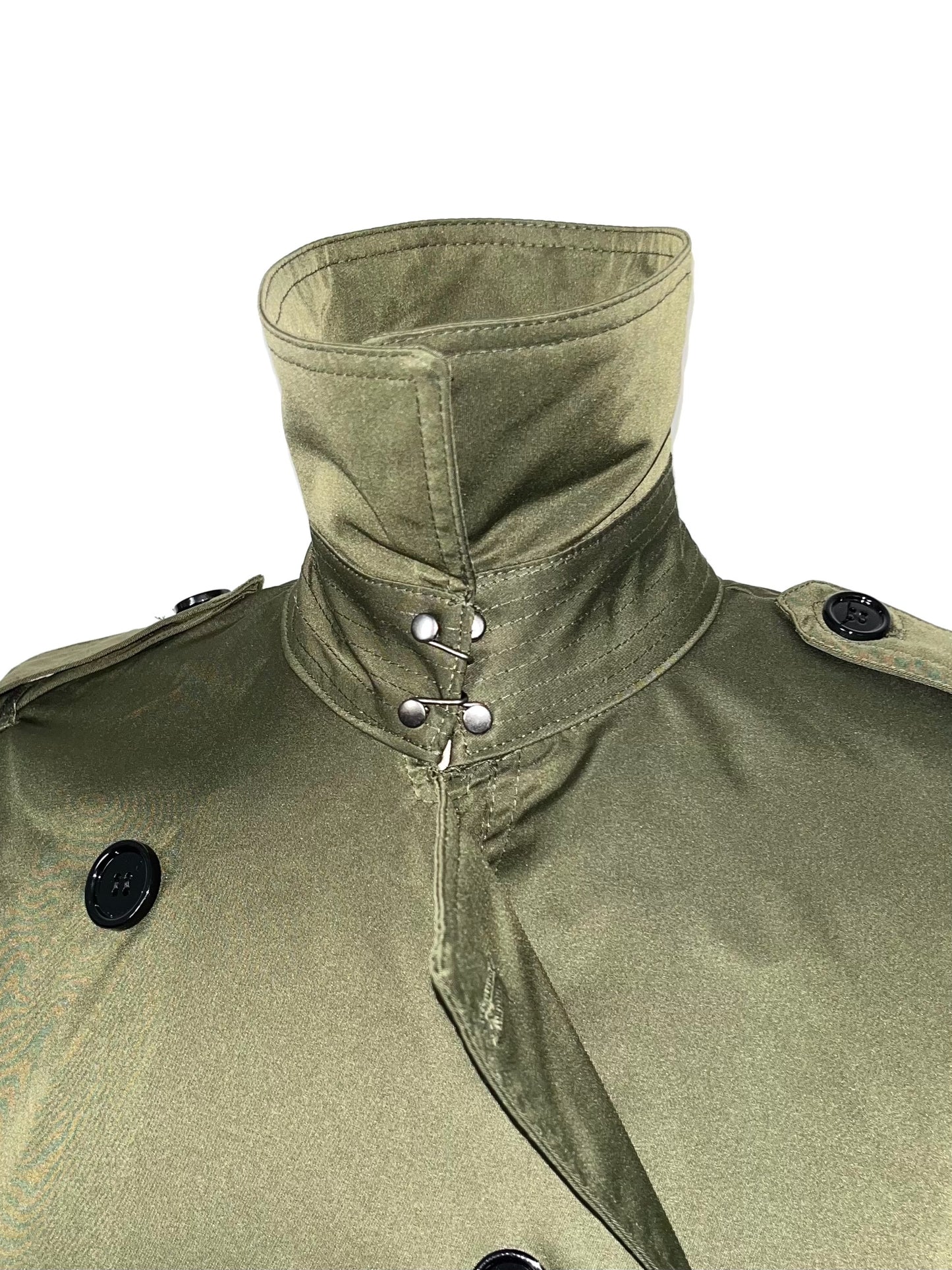 Manteau trench mi-long kaki – Taille XL/42