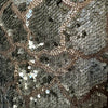 Jupe crayon vintage à sequins motif léopard — (Made in Italy) — taille 38
