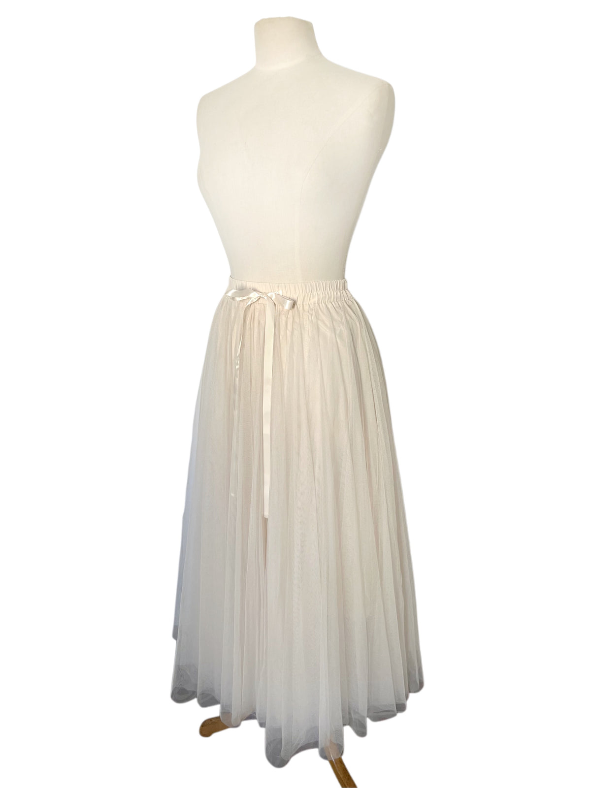 Robe Midi Asymétrique Style Whimsigoth Noir & Soie à Pois — T. 36