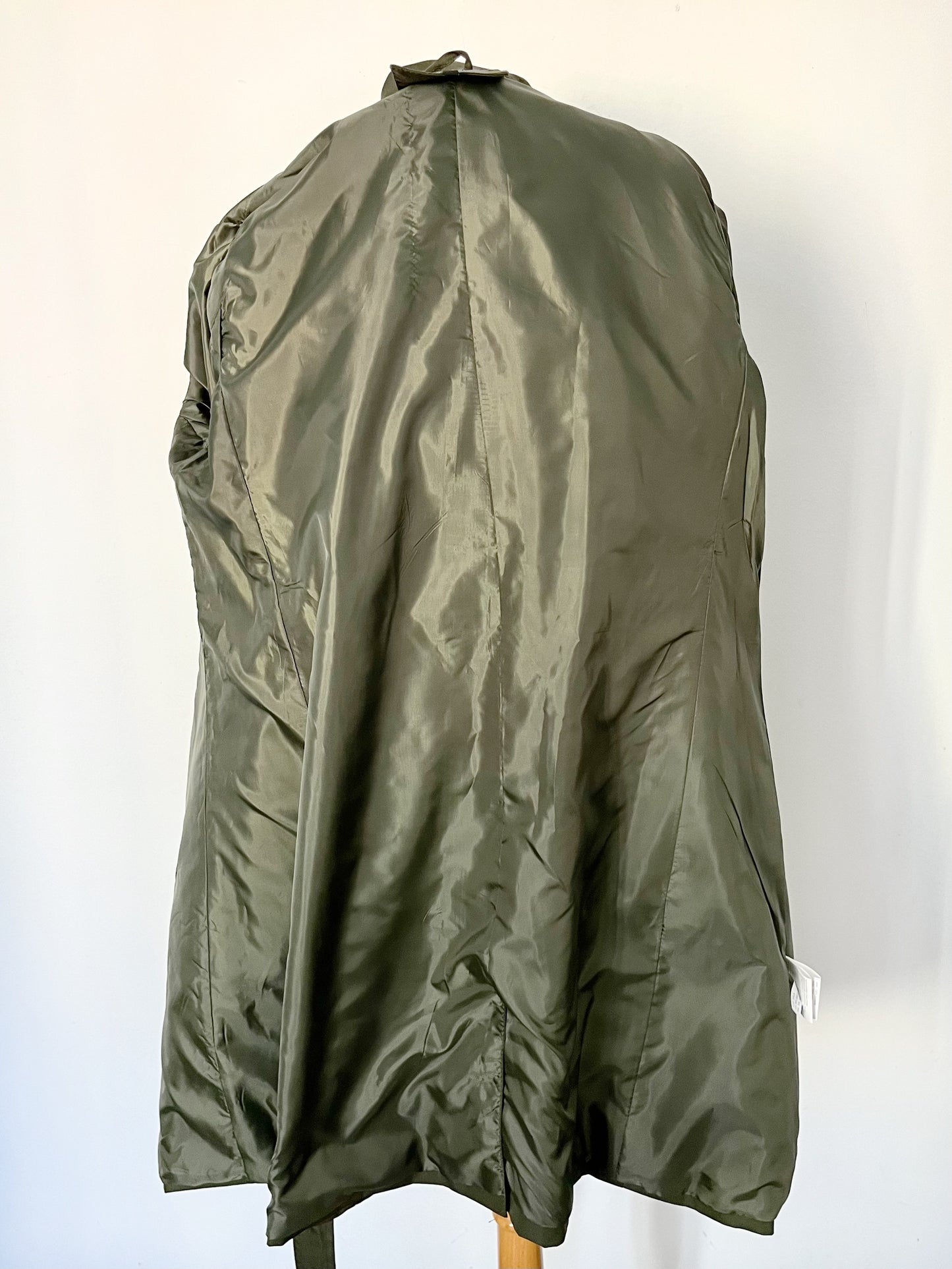 Manteau trench mi-long kaki – Taille XL/42