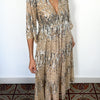 Robe de cérémonie à sequins argentée ( SOLD OUT )