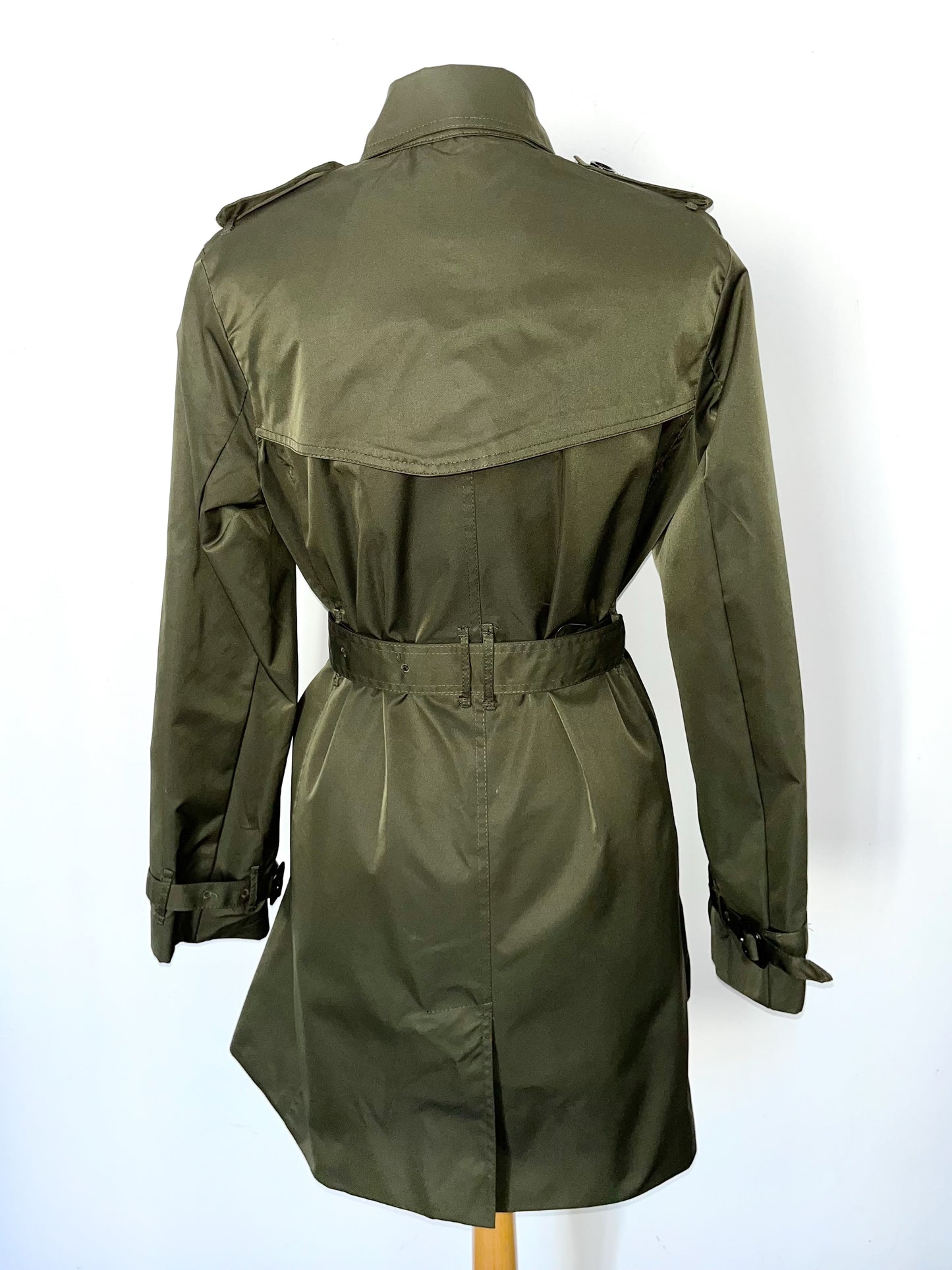 Manteau trench mi-long kaki – Taille XL/42