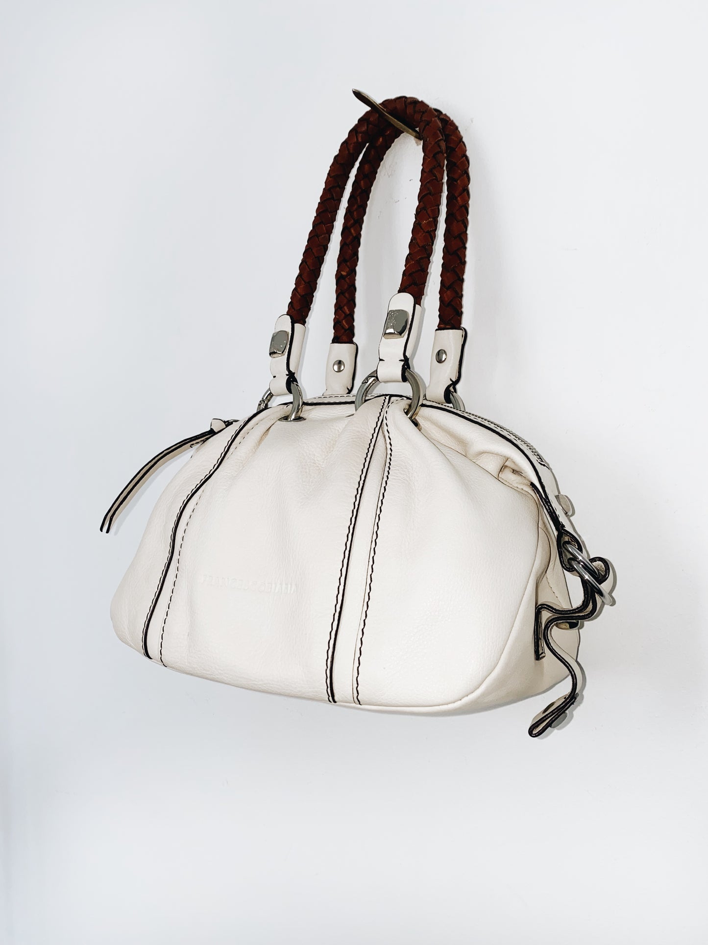 Sac à main bourse en cuir véritable